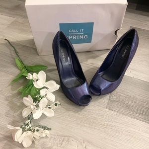 Call it Spring Peep Toe Pumps